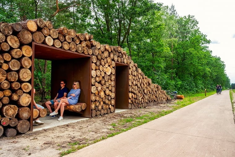 Ścieżka rowerowa w koronach drzew w Belgii. Proj. Burolanschap i Gregorio & Partners Ścieżka rowerowa w koronach drzew w Belgii. Proj. Burolanschap i Gregorio & Partners