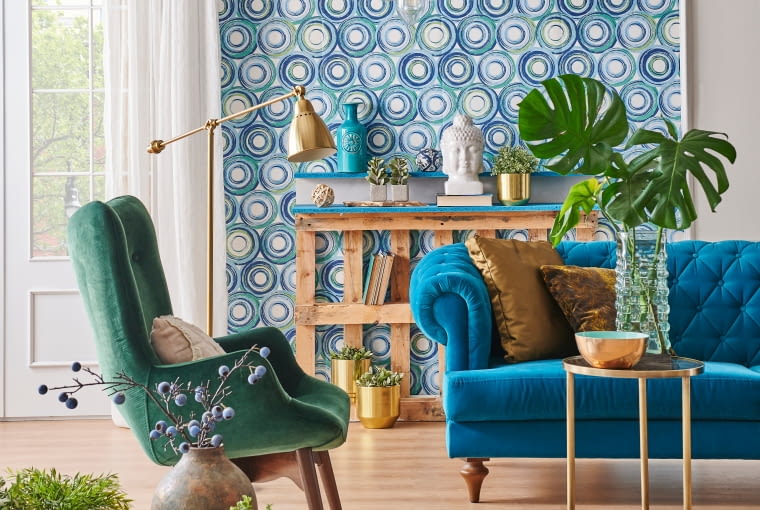 Złote dodatki do salonu Złote dodatki do salonu