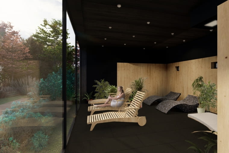 Saunarium w Ząbkowicach Śląskich. Proj. PORT Saunarium w Ząbkowicach Śląskich. Proj. PORT