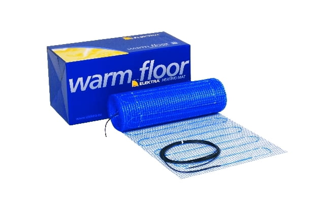 Standardowa szerokość maty grzejnej wynosi 0,5 m Standardowa szerokość maty grzejnej wynosi 0,5 m