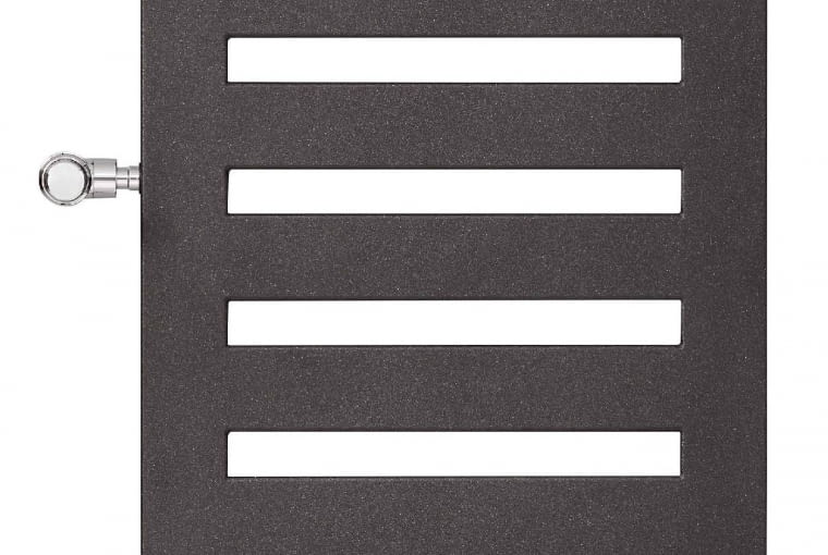 Metropolitan /ZEHNDER | Wymiary [cm]: wys. 122,5 cm, dł. 50 cm | moc 563 W (75/65/20°C), ciśnienie robocze maks. 4 bary | temperatura robocza maks. 120°C | płaski front z otworami składa się z poziomych rur płaskich 70 x 8 mm, połączonych z profilem o przekroju trójkąta, bez widocznych spawów. Cena: od 2168 zł, www.zehnder.pl