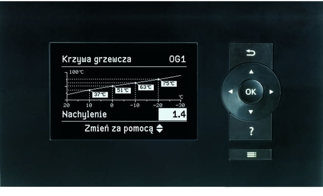 Krzywa grzewcza - odpowiednie jej parametry powinien ustalić projektant instalacji ogrzewanie, krzywa grzania