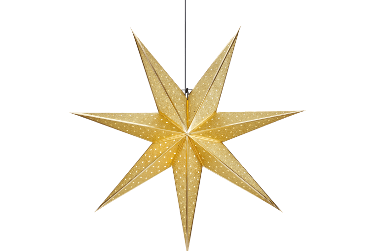 Gwiazda podświetlana 75 cm złota wisząca biała ciepła 119,00 zł, kod 84802303
