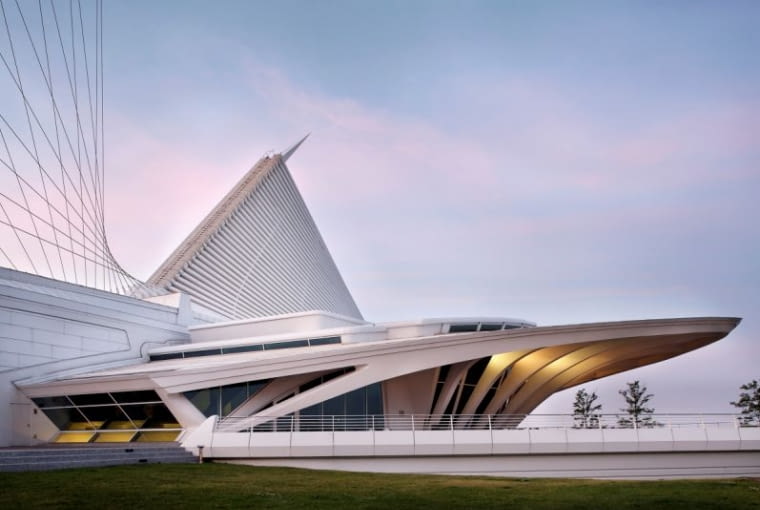 The Milwaukee Art Museum, proj.Santiago Calatrava The Milwaukee Art Museum, proj.Santiago Calatrava