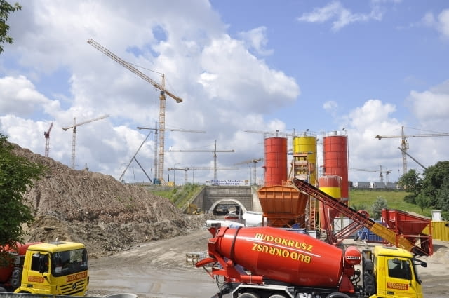 Budowa II etapu SN lipiec 2009 Warszawa 20 lipca 2009