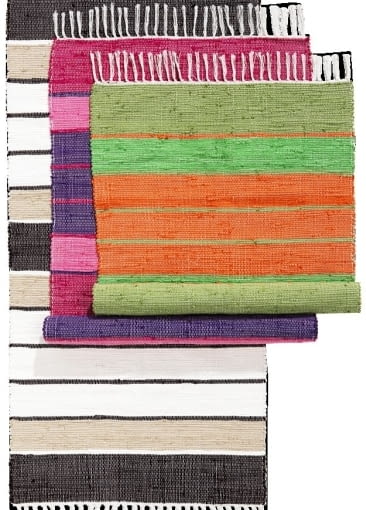 Jysk: dywan KRIMLIND z farbowanej przędzy, w skandynawskim stylu (70x140 cm). Przeceniony z 39,95 zł na 25 zł. jysk, gadżety, dodatki, wnętrza, wnętrzarskie dodatki, wyprzedaż