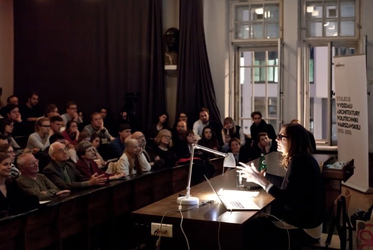 Otwarcie wystawy "Radykalne nauczanie. Odbudowa edukacji architektonicznej" w pawilonie wystawowym Wydziału Architektury Politechniki Warszawskiej Otwarcie wystawy "Radykalne nauczanie. Odbudowa edukacji architektonicznej" w pawilonie wystawowym Wydziału Architektury Politechniki Warszawskiej