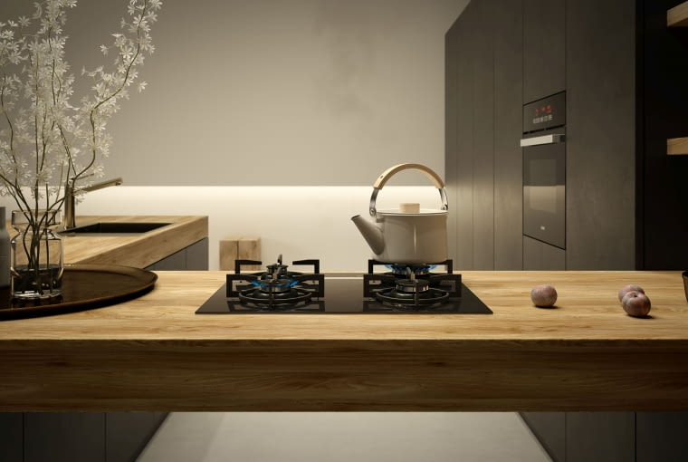 Drewniany blat można zamówić  na dowolny wymiar – długość, szerokość, grubość.