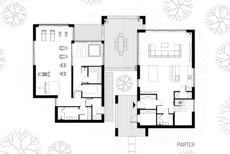 Dom letniskowy pod Bolimowem. Proj. Exterio