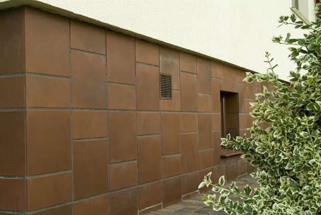 cokół klinkierowy, cokół elewacyjny, cokół na elewacji