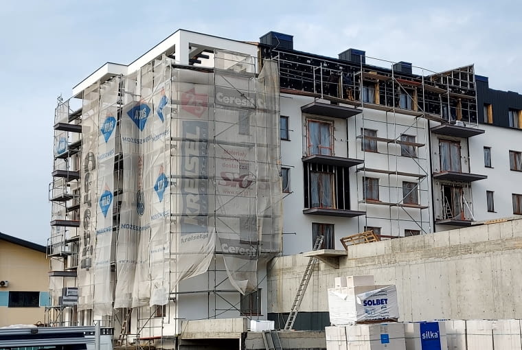 Tarasy w Apartamentach Plażowa w Siedlcach Tarasy w Apartamentach Plażowa w Siedlcach