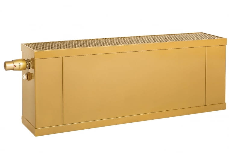 Dubel Plan/REGULUS-system | Konwekcyjno-radiacyjny o podwójnej grubości, z gładką powierzchnią frontową | wymiary [mm]: wys. 120-570, grub. 180, dł. 400-2000 | moc 75/65/20: 215-4250 W | maks. temp.: 110°C. Cena: 629-3146 zł, www.regulus.com.pl