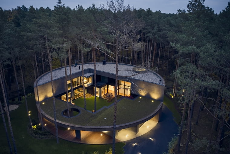Circle Wood House - fot. Paweł Ulatowski