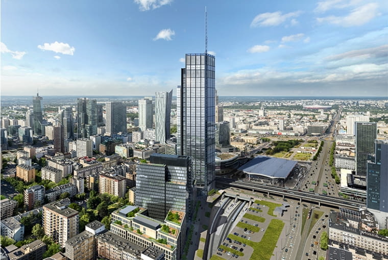 W Warszawie rośnie najwięcej wież w Europie W Warszawie rośnie najwięcej wież w Europie