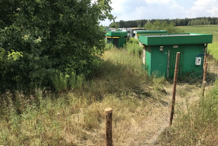 Cmentarzysko Kiosków RUCHU pod Łodzią.