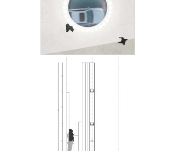 "Brama — The Gate to Warsaw" - latarnia