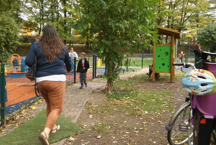 Ławka dla mam karmiących