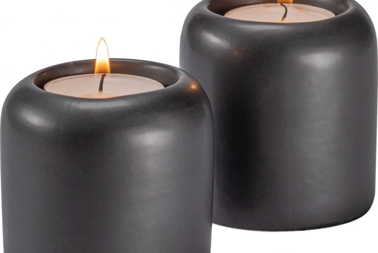 Świecznik Poli, ceramika, 6 x 6,5 cm, 22 zł japandi