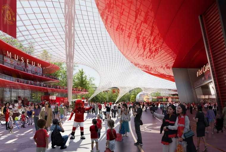 Nowy stadion klubu Manchester United. Proj. Foster + Partners