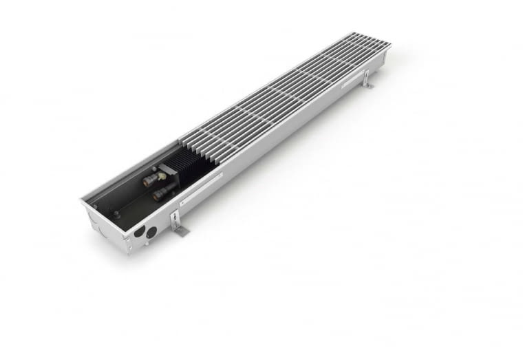 Terraline/Zehnder | Wymiary [cm]: wys. 9 cm, dł. 200, szer. 25 | moc: 702 W (75/65/20°C), bezgłośne działanie | duży wbór modeli, niewidoczne przyłącza. Cena: od 1507 zł, www.zehnder.pl