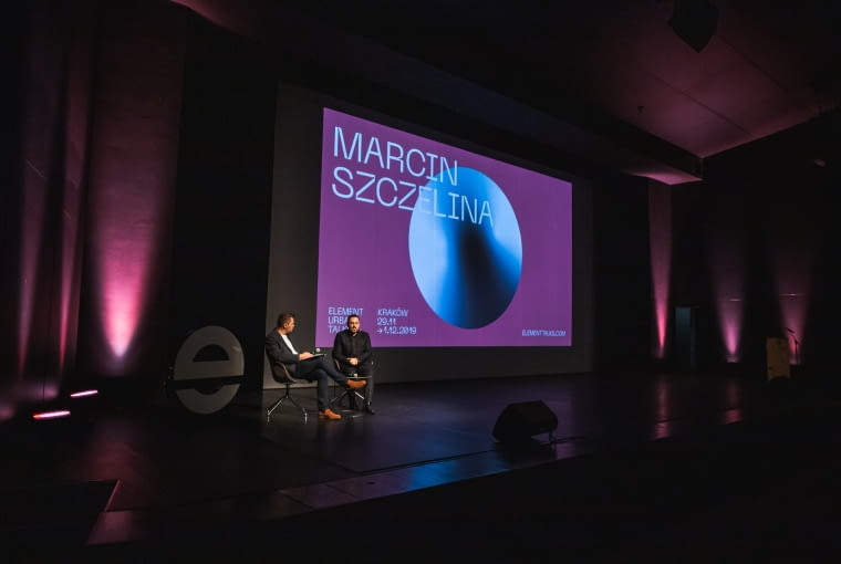 Element Urban Talks 2019. Wykład Marcina Szczeliny