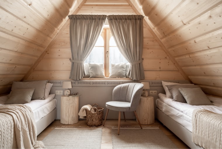 Nowoczesne wnętrze w stylu eko