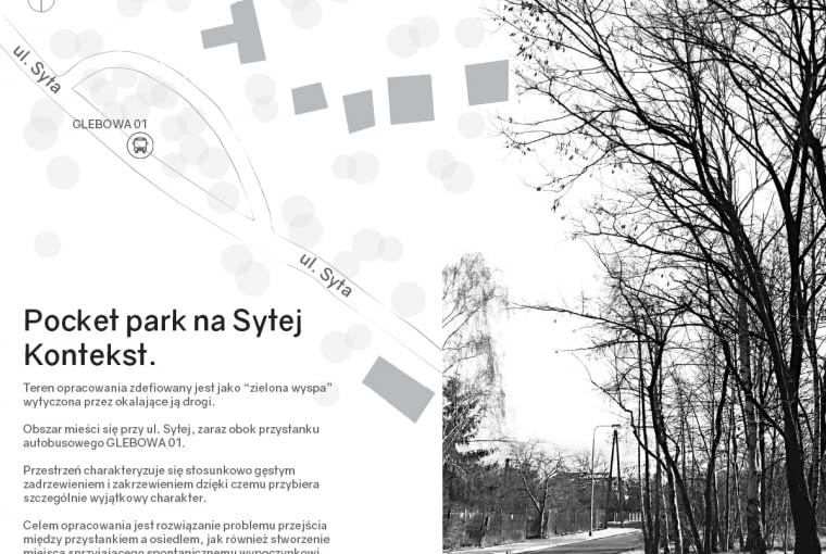 Park kieszonkowy przy ul. Glebowej w Warszawie