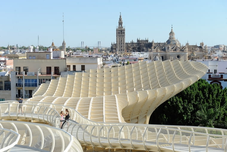Metropol Parasol w Sewilli. Proj. Jürgen Mayer H. Metropol Parasol w Sewilli. Proj. Jürgen Mayer H.