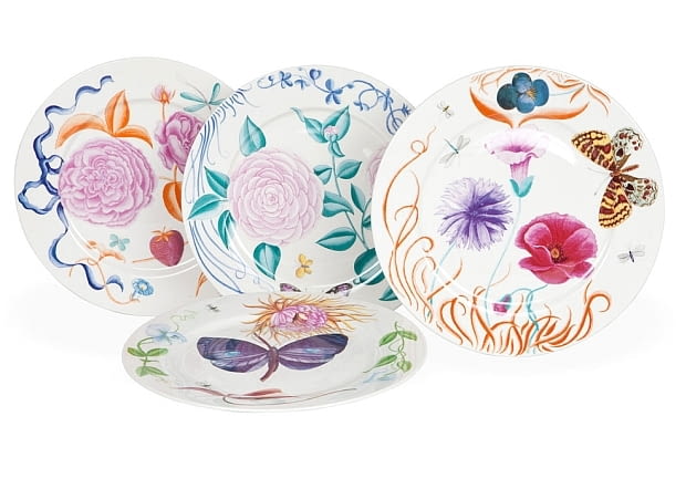 Zara Home - duże talerze (4 szt.): 159 zł. zara home, nowości, wiosenne dodatki we wnętrzach, 2014, trendy, dodatki, wnętrzarskie dodatki, akcesoria