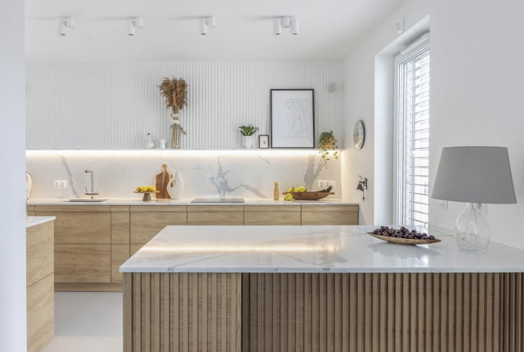 PROJEKT: Nowoczesny dom z elementami boho PROJEKT: Nowoczesny dom z elementami boho