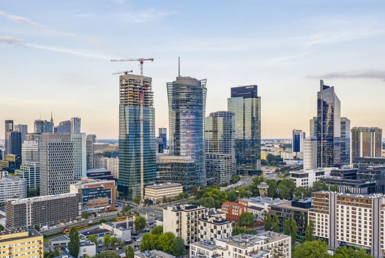 Budowa The Bridge w Warszawie