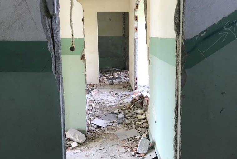 Kłomino - opuszczone bloki