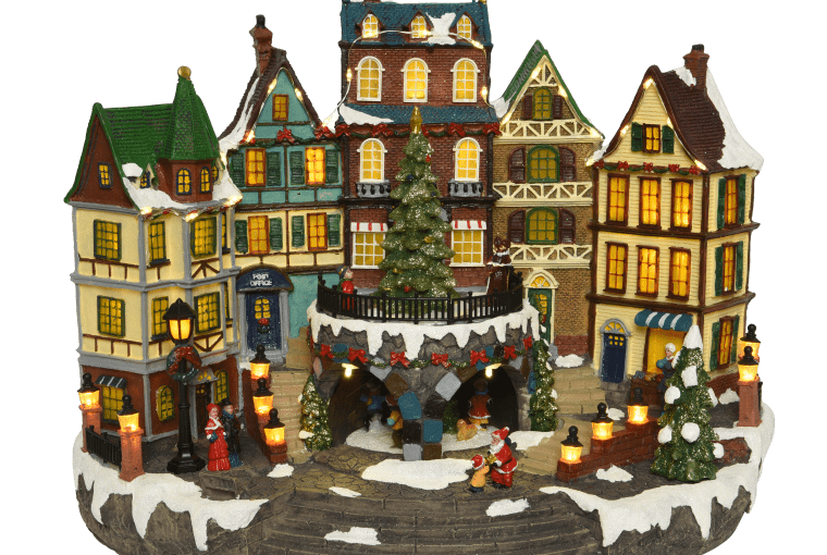 Wioska świąteczna miasteczko 40x25.5cm 499,00 zł, kod 86301693