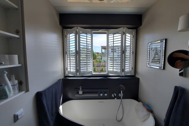 Shutters w łazience Shutters w łazience