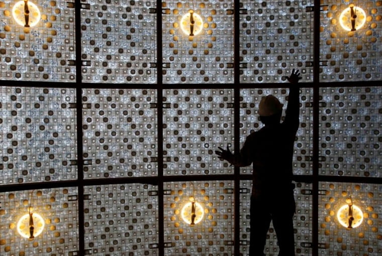 Pawilon w Tajpei wykonany z 1,5 milionów plastikowych butelek Pawilon w Taipei wykonany z 1,5 milionów plastikowych butelek