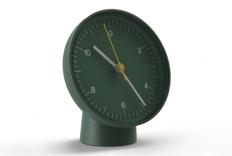 Zegar ścienny/stołowy Table Clock (HAY), wys. 18,5 cm, 449 zł, nordicnest.pl