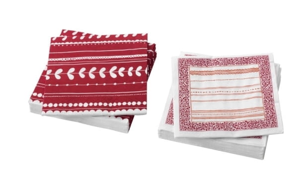 Święta w IKEA: VINTERFINT serwetki (30 szt.). Cena: 3,99 zł. święta, boże narodzenie, ikea, święta w ikea,