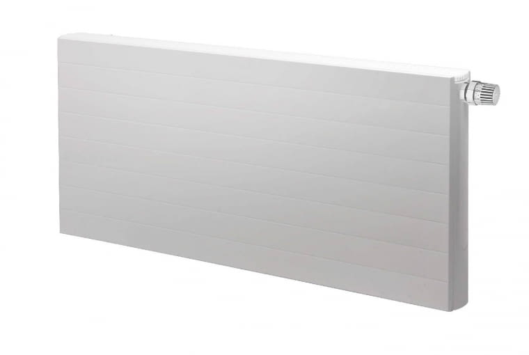 Faro H/PURMO | Płyta czołowa ozdobiona delikatnym profilowaniem, które dodaje konstrukcji lekkości | wymiary [mm]: wys. 400, dł. 450 | maks. ciśnienie robocze 6 barów | maks. temperatura 99oC. Cena: od 1378 zł, www.purmo.pl