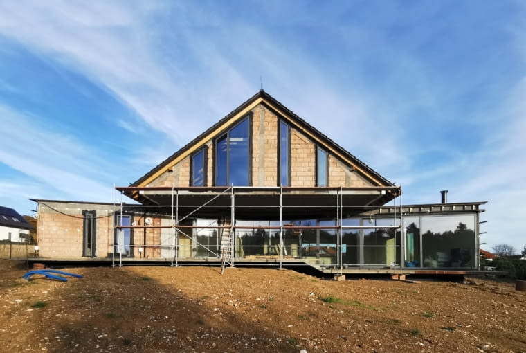 Dom Audio-Wizualny. Proj. BXB studio. Budowa