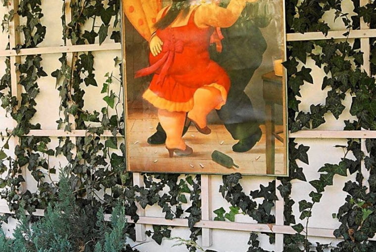 UWAGA ! DO JEDNORAZOWEJ PUBLIKACJI OGROD MAGDY UMER , NA TREJAZU SCIANY DOMU ROSNIE BLUSZCZ FOT. LIDIA POPIEL PUBLIKACJA MAGNOLIA NR 12 (8) - 12 2012 SLOWA KLUCZOWE: OGROD ROSLINA ZDJĘCIE DO WKŁADKI: PUBLIKACJA MAGNOLIA NR 12 (8) - CZASOPISMA