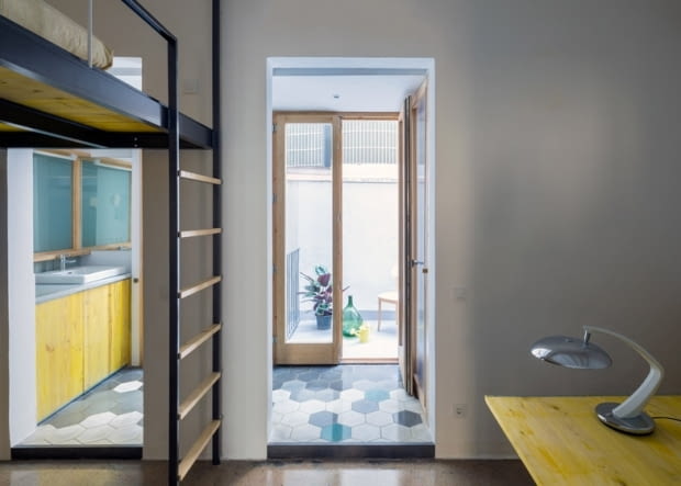 Mieszkanie w Barcelonie. Proj. Nook Architects nowoczesne mieszkanie, mieszkanie, jak urządzić mieszkanie