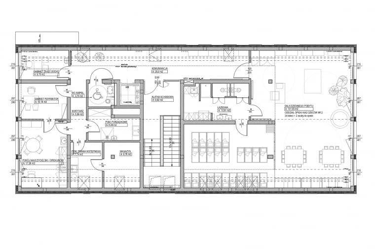 Żłobek w Czernikowie  - rzut 1 piętra