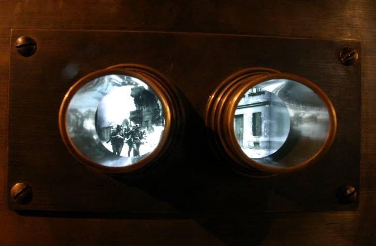 Fragmenty ekspozycji stałej Muzeum Powstania Warszawskiego