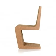 MEBLE Z TEKTURY. Krzesło z tektury LARVIK CLASSIC to projekt autorstwa Michała Kędzi, wykonany przez Roberta Chruściela. 430 zł, ecomateria.pl