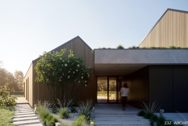 Dom pod Krosnem Odrzańskim. Proj. Z3Z ARCHITEKCI