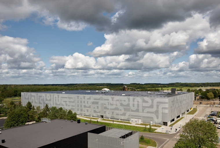 Parking w Billund. Proj. fasady - CEBRA Parking w Billund. Proj. fasady - CEBRA