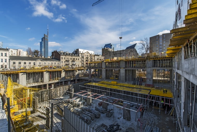 Apartamenty M7 w ramach projektu Towarowa22 - budowa Apartamenty M7 w ramach projektu Towarowa22 - budowa