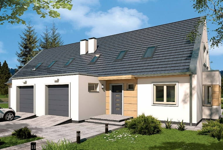 Vivien Bliźniak B z użytkowym poddaszem Vivien Bliźniak B z użytkowym poddaszem