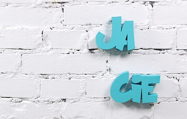 "Ja cie" - napis 3D z pianki od firmy Twórczywo z serii "kultowe odzywki". Kupisz na dawanda.com za 80 zł. polski projekt, polski design, święta, prezent na święta