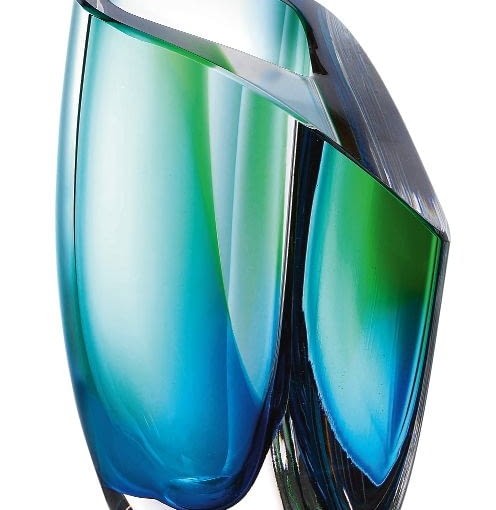 Wazon z kolekcji Mirage, wys. 15,5 cm, ok. 1500 zł, Kosta Boda/Galeria Niuans Wazon z kolekcji Mirage, wys. 15,5 cm, ok. 1500 zł, Kosta Boda/Galeria Niuans